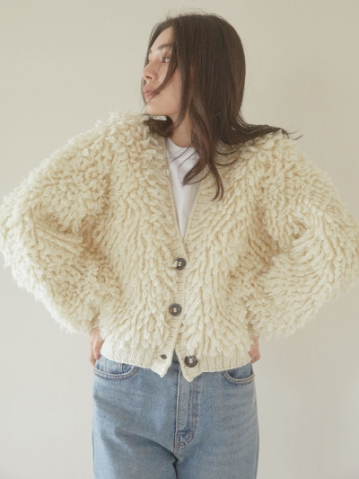 Loop volume knit J[fBK