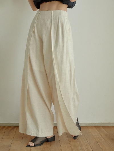 Natural linen layered pc