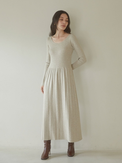 Pleats switch knit s[X